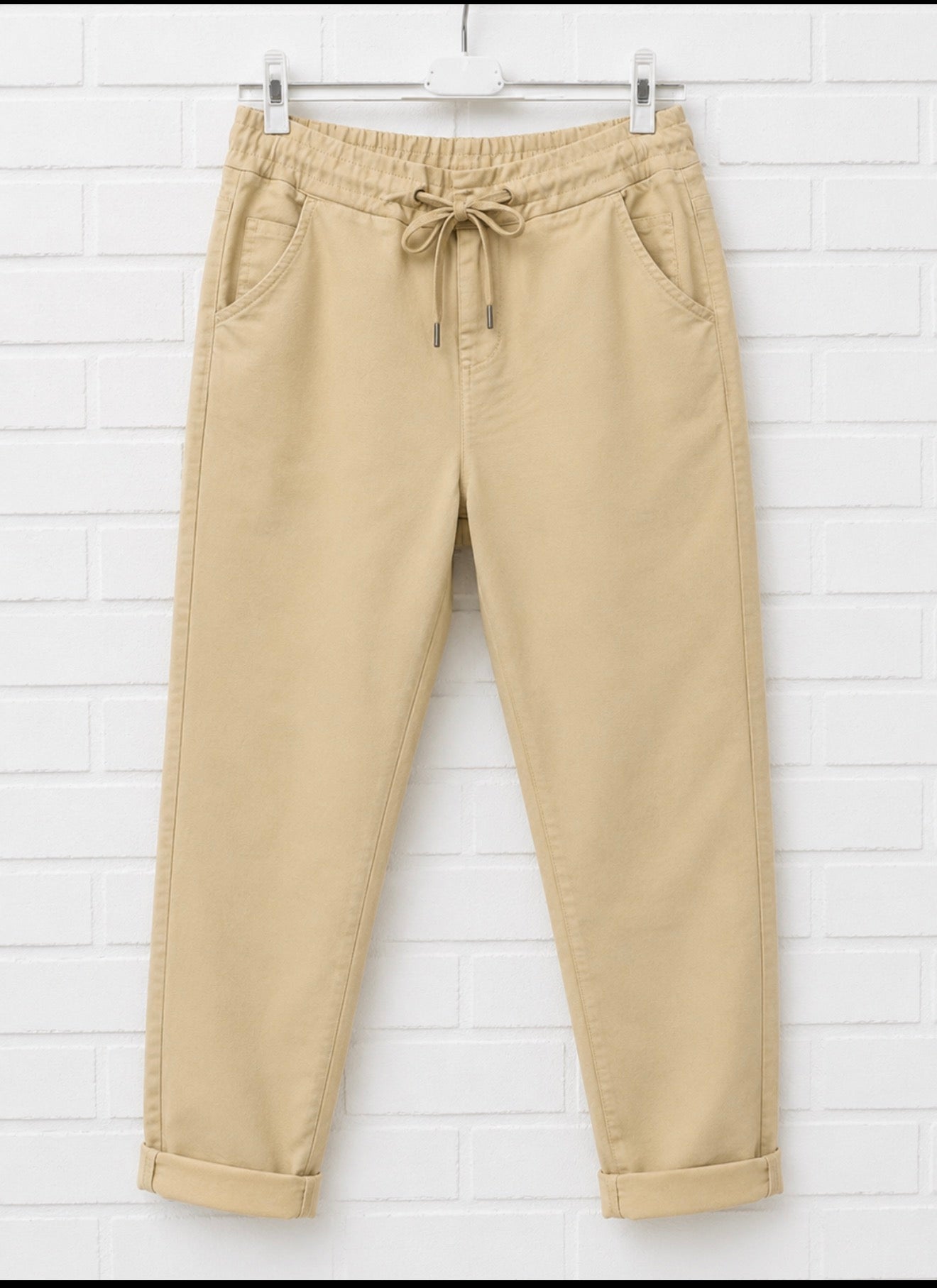 Pantalon Jogger Confort – Beige