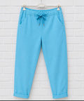 Pantalon Jogger Confort – Bleu Turquoise