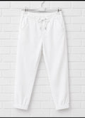Pantalon Jogger Confort – Blanc