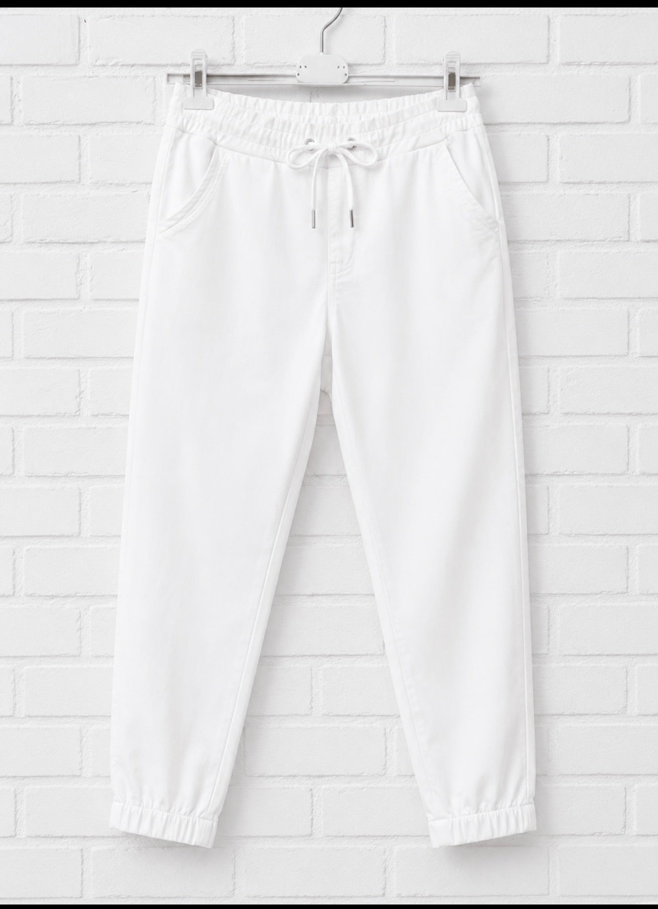 Pantalon Jogger Confort – Blanc