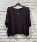 Pull oversize col V – Noir 🖤