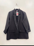 Blazer fluide noir – Élégance intemporelle